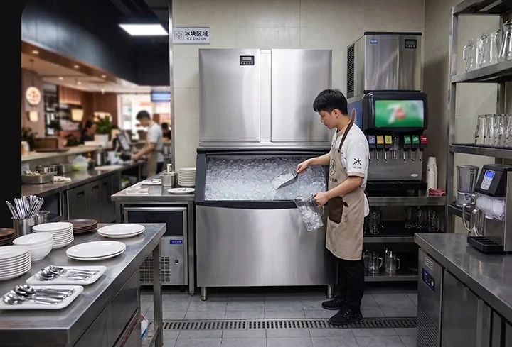 Restaurant Ice Makers scenario with KAISON commercial ice machine