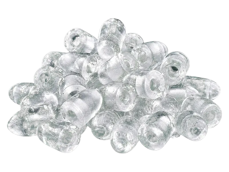 Bullet ice produced by KAISON bullet ice machines