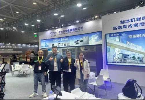 KAISON booth at the Shanghai International Catering Franchise Expo