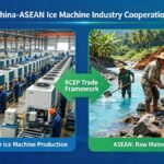 Commercial ice machines prepared for global export