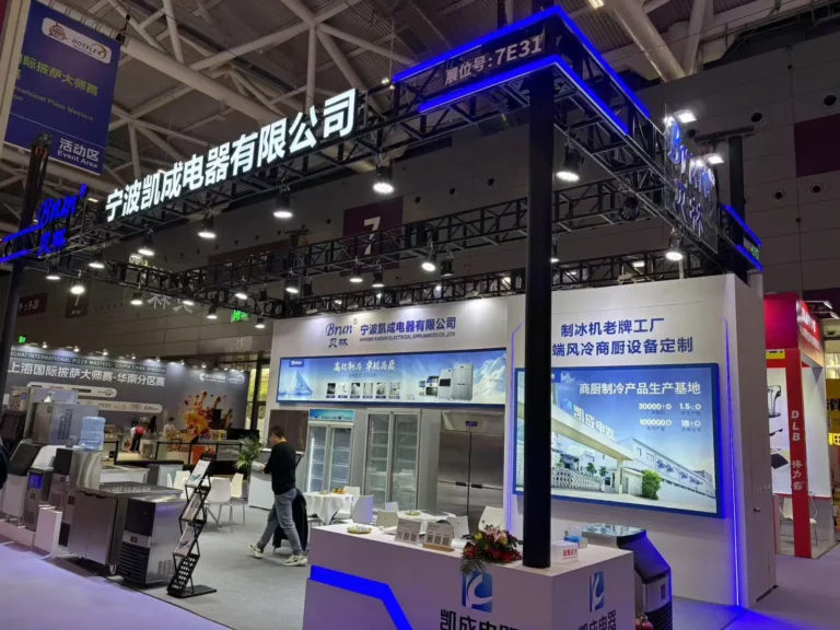 KAISON Booth 7E31 at HOTELEX Shenzhen 2024 commercial ice machine exhibition
