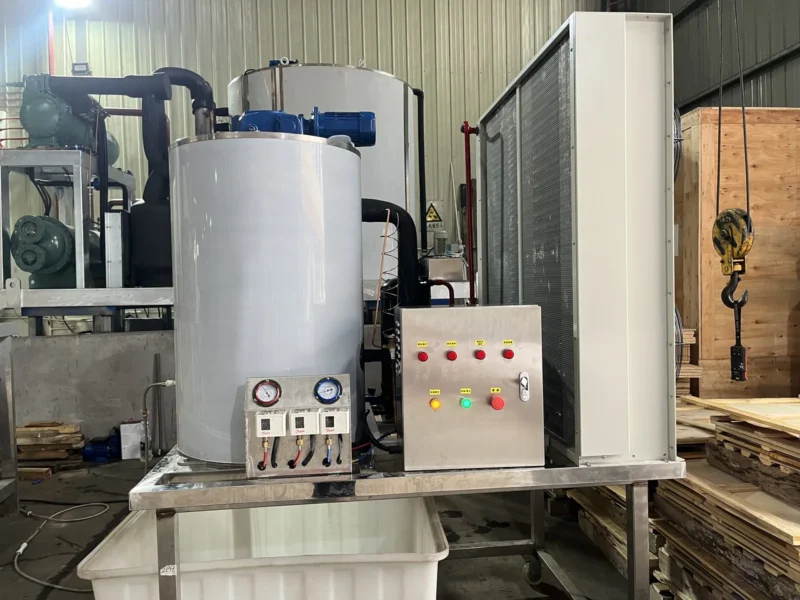 KP-3T flake ice machine control panel with Danfoss pressure controls