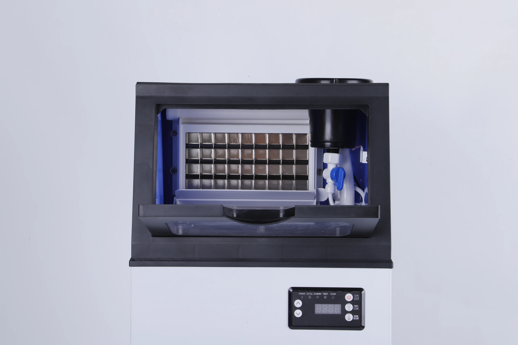 KT-36 ice-forming grid and water-distribution area with the access door open
